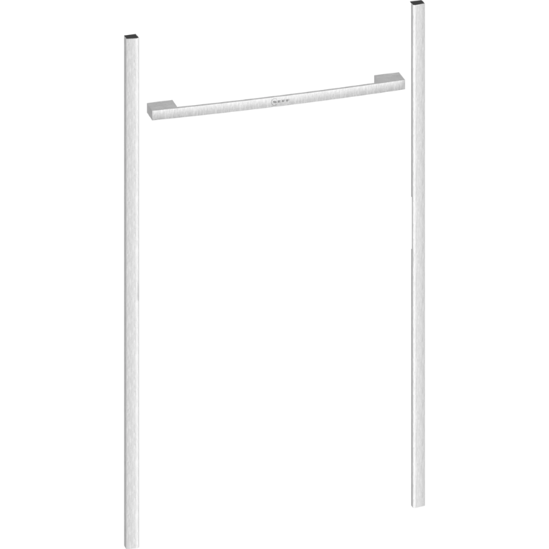 Seamless Combination cu Flex Design 98 cm Metallic silver, pentru Cuptor standard & Cuptor cu microunde Z9098MY0, Neff